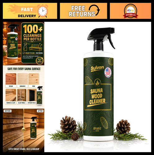 Natural wood sauna cleaner - wood,