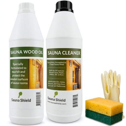 Sauna care set - care, oil
